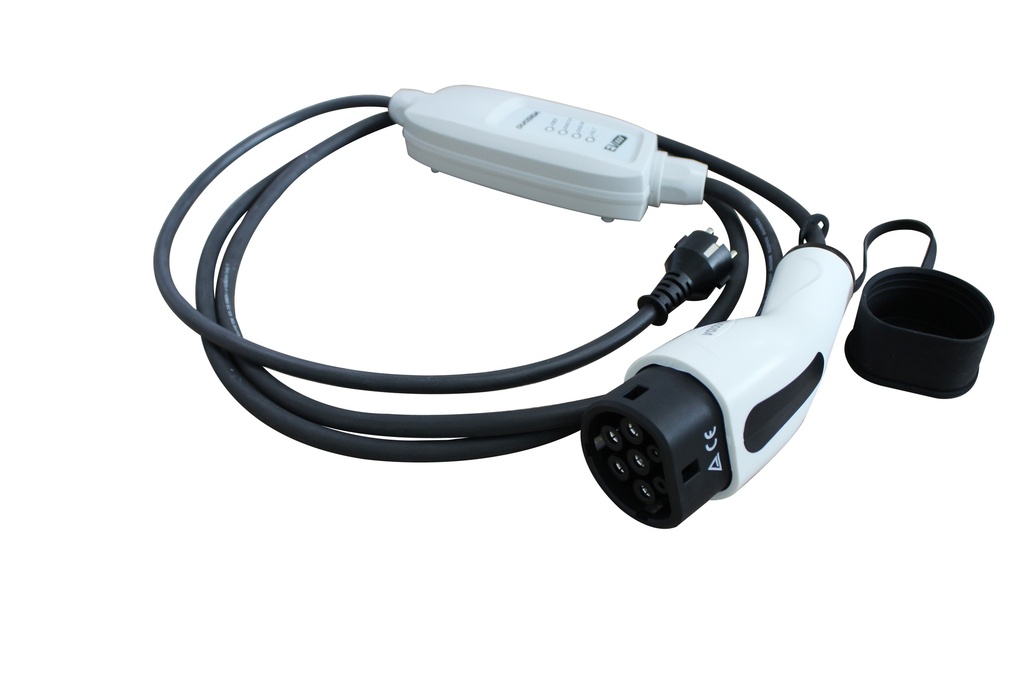 Cargador portátil para auto eléctrico - Schuko- 2.3 kW