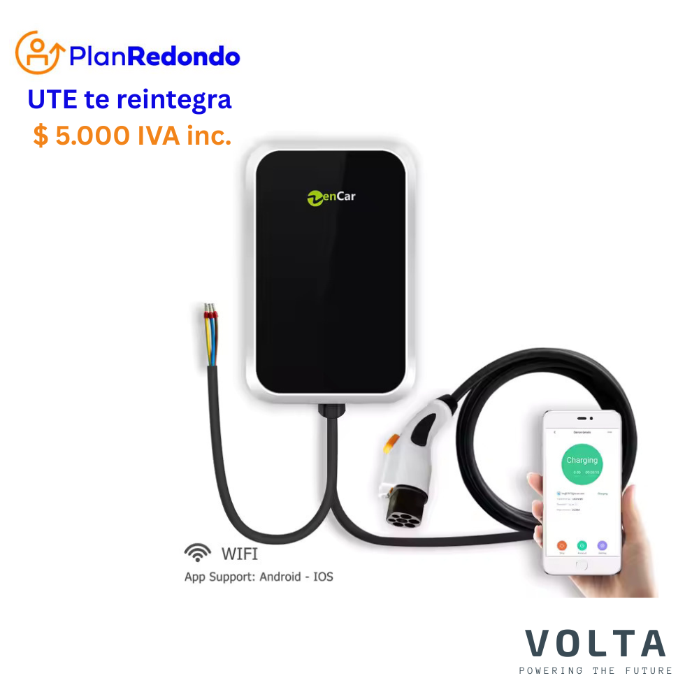 Cargador rápido auto eléctrico - Zencar WA-32P - 7.4kW