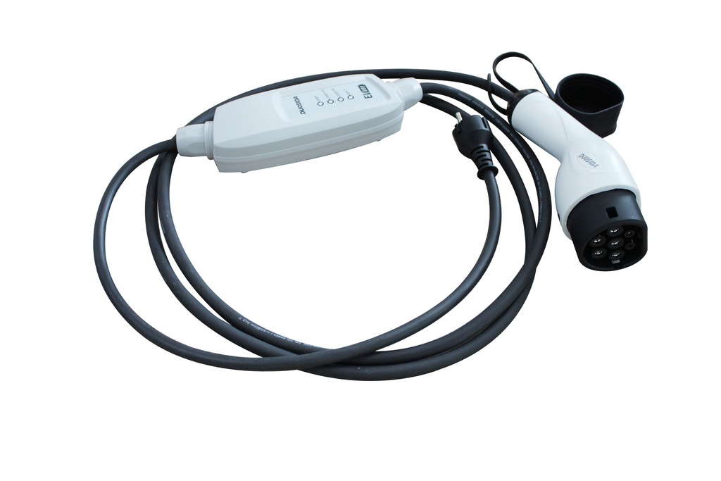 Cargador portátil Schuko - DUOSIDA V2-PSE-16-ES - Tipo 2 - 3.7 kW 