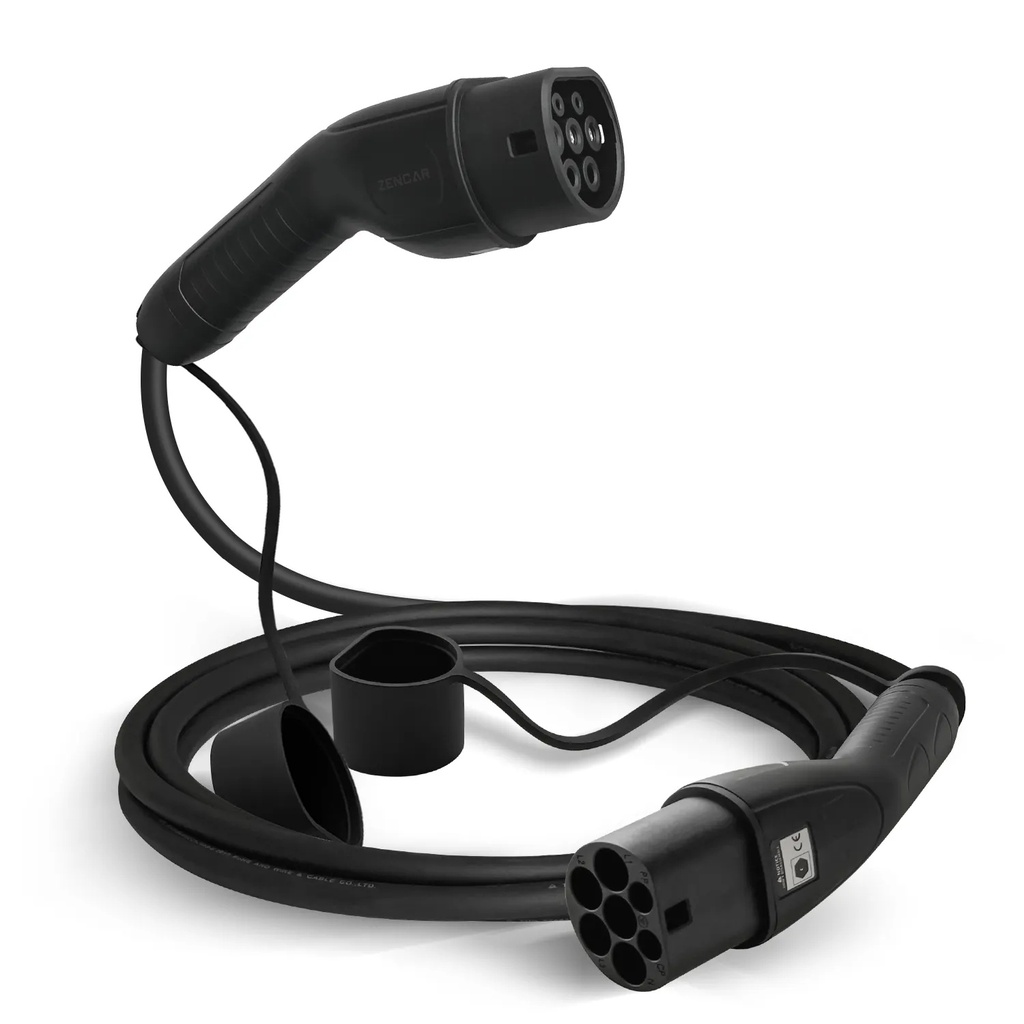 Cable de carga Tipo 2 a Tipo 2 – 11 kW